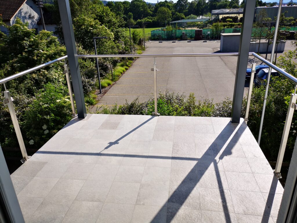 Plattenarbeit - Balkon